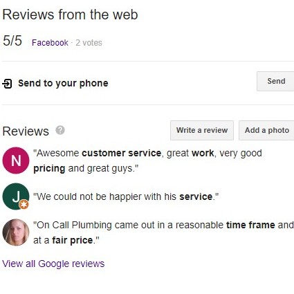 Reviews From Google.